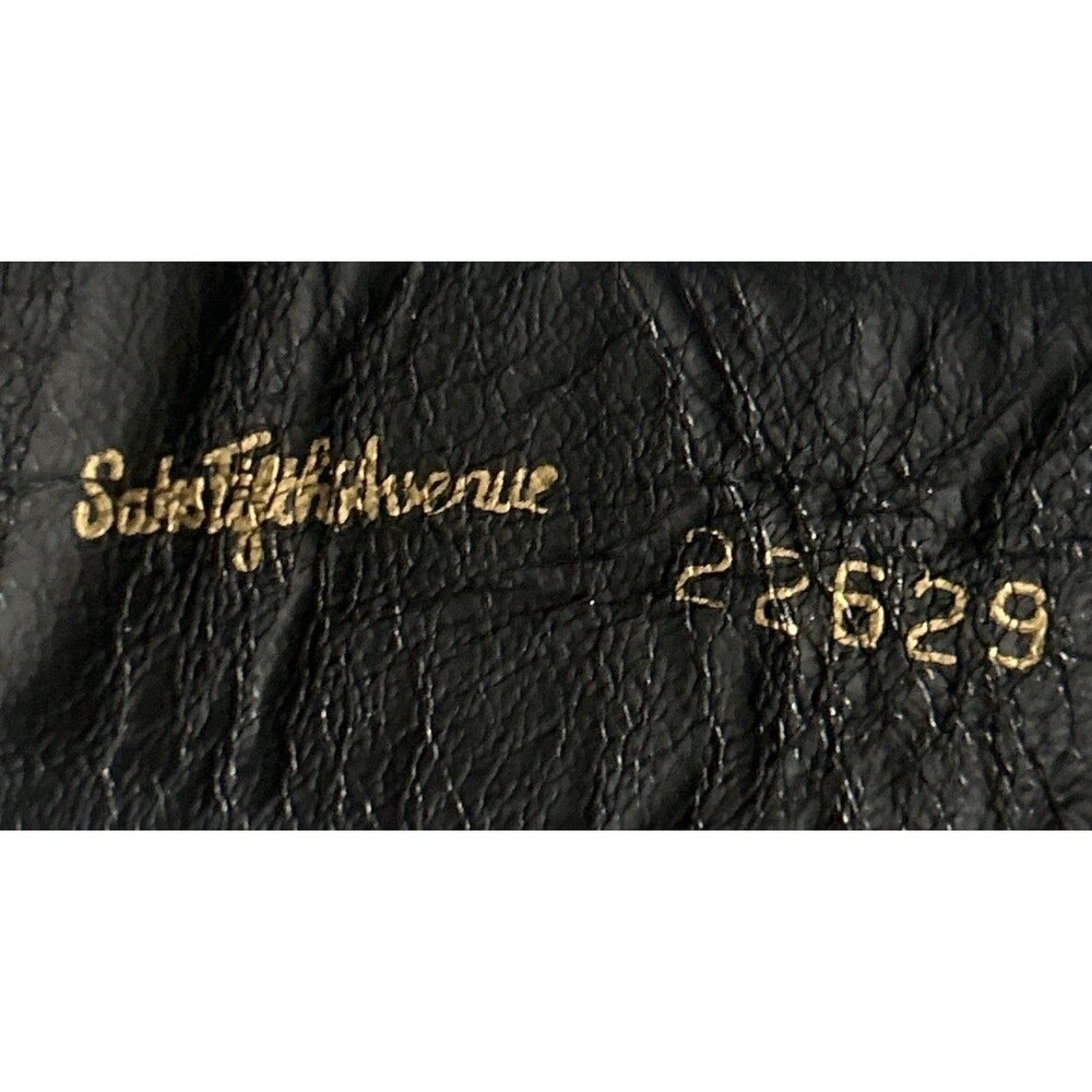 Vintage Saks Fifth Avenue Wide Patent Leather Belt Gold Medallion Baroque 80s - Picture 5 of 8